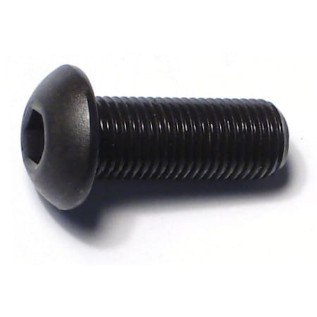 Midwest Fastener 3/8"-24 Socket Head Cap Screw, Button, Plain Steel, 1 in Length, 5 PK 79574